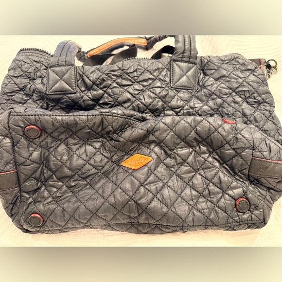 Quilted Black Handbag- MZ Wallace - Picture 3 of 6